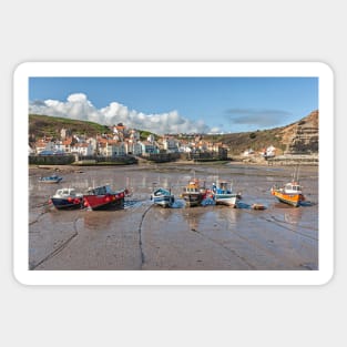 Staithes Harbour Sticker